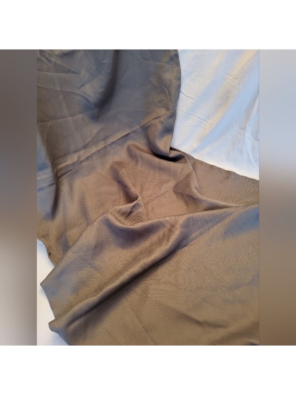 New Webster Nickel Grey Curtain with Silver Grommets, Single Panel, 26"x84 "